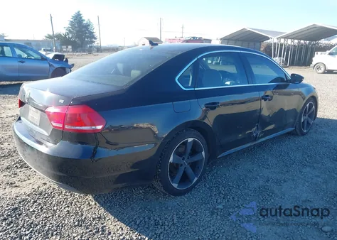 2012 Volkswagen Passat 2.5L Se из США, поврежденный, VIN 1VWBP7A35CC056098